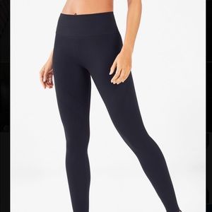 Fabletics high waisted ribbed seamless leggings